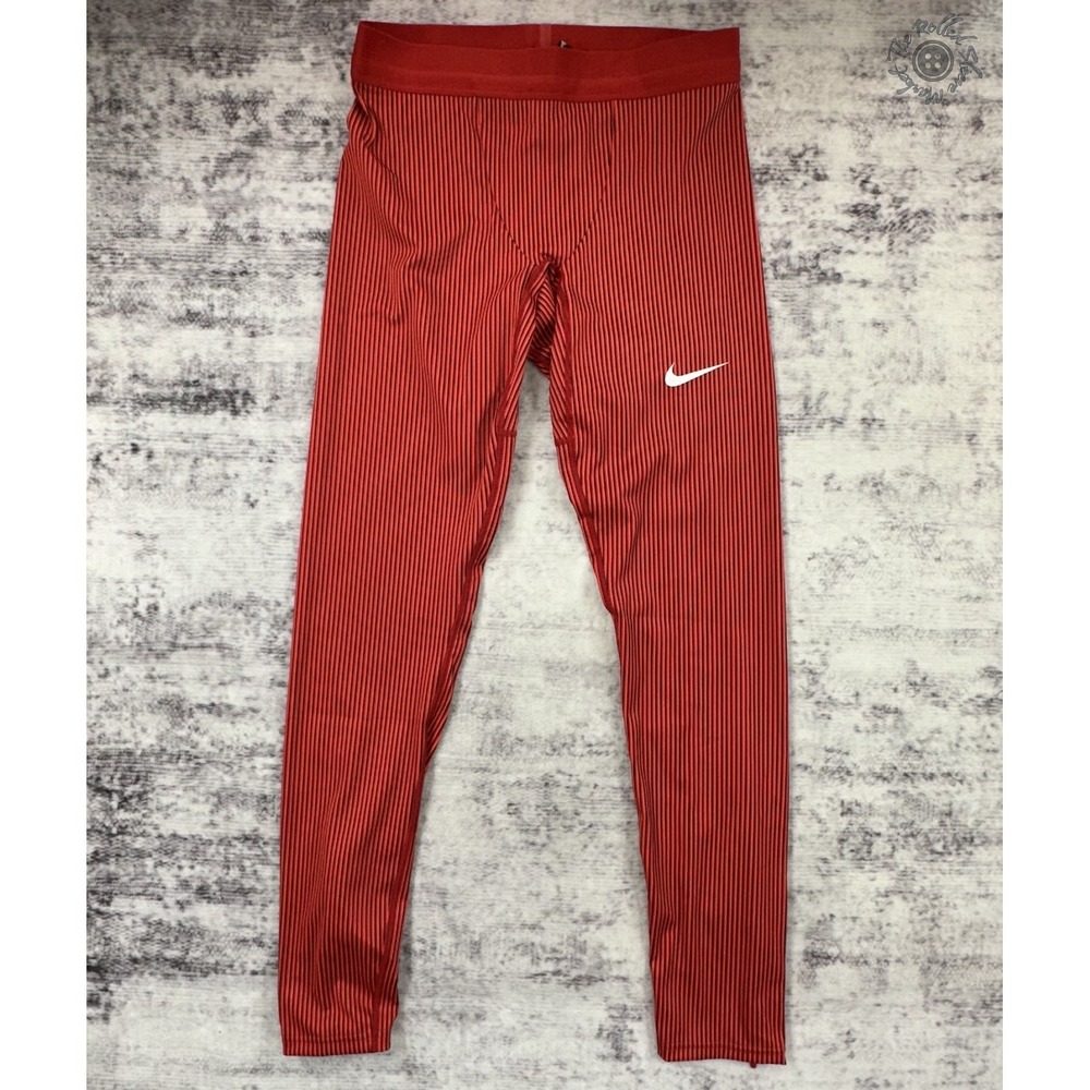 New No Tag Nike Pro Elite Dri-FIT ADV Men's Medium Red Running Tights FD5197-000